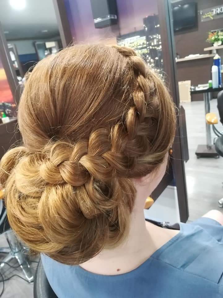 Elegant hair styling